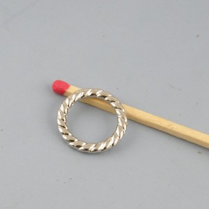 Jump ring closed for jewel manufacturing 16 mm