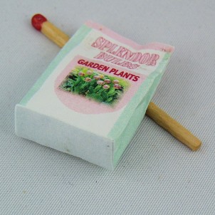 Sachet miniature graines plantation maison poupée