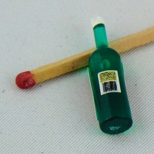 Miniature whisky bottle for doll house 4 cms