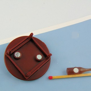 Tabla comida miniatura magnet casa muñeca