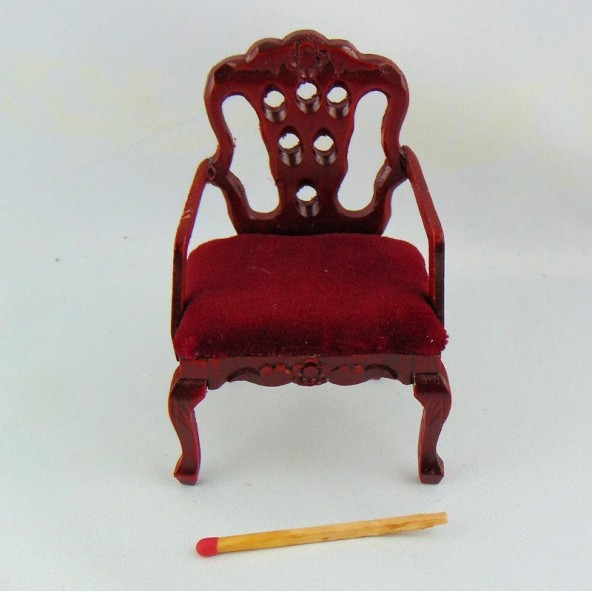 Chenese Armchair miniature doll house living room