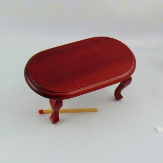 Miniature doll house living room table, tiny  furniture