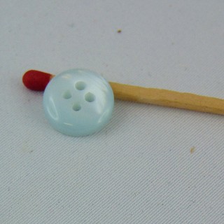 Knopfe Kurzwaren perlmutterartiger Kreis zwei Löcher 1 cm.