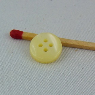 Knopfe Kurzwaren perlmutterartiger Kreis zwei Löcher 1 cm.