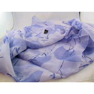 Coupon cotton fabric blue.