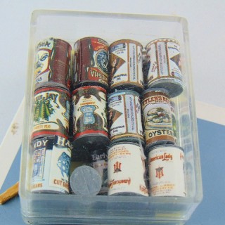 Maison de Poupées Miniature Emballage Feuille De 6 TWININGS thé anglais 