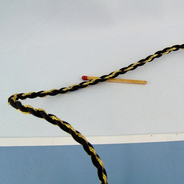 Rundes Hutband Schnur cordelière Posamenten 4 mm