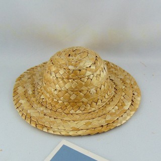 Hat straw with edge, 8 cms.