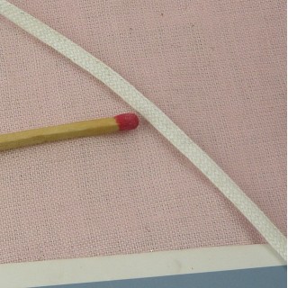 Baumwollband rafft 3 mm.