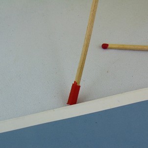 Miniature paper parasol 10 cms
