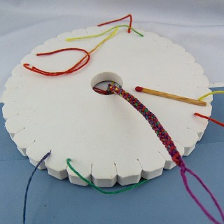 Kumihimo braiding plate & rattail