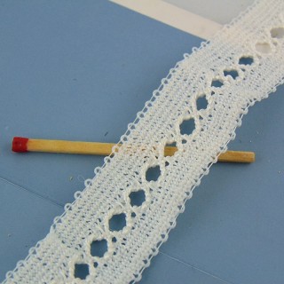 Ribbon trim with holes sell by meter
