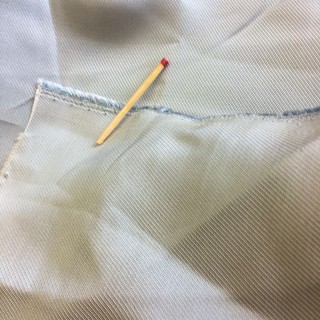 Old fabric Twill silk