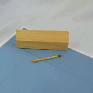 Topf Deckel Holz Miniatur Puppenhaus 