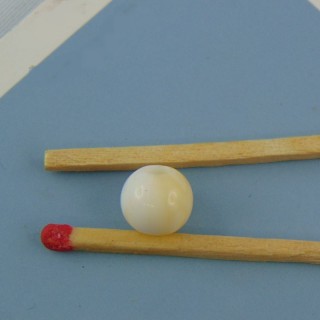 Perles ronde marbrée 7 mm.