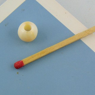 Perles ronde marbrée 7 mm.