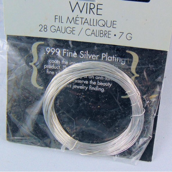 Diámetro de la joyería de alambre de plata 0.3 mm,