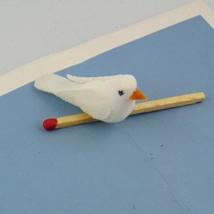 Perno tórtola pájaro miniatura