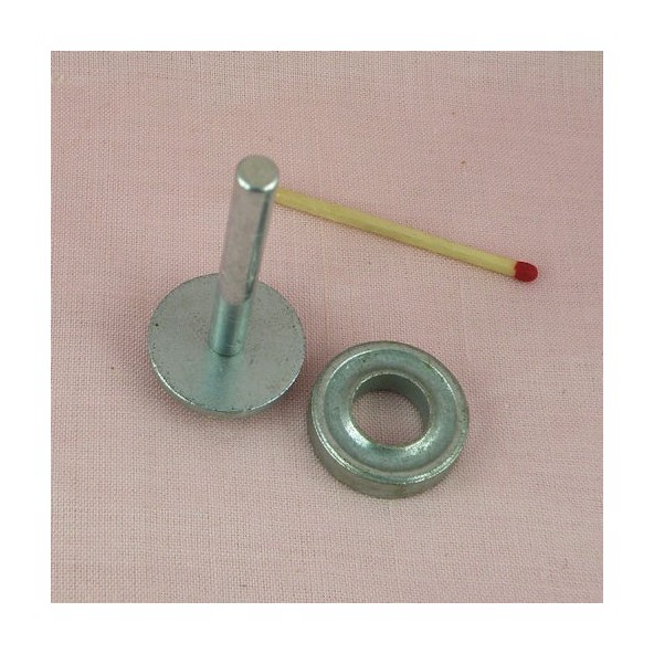 Herramientas para la colocación de claveles metálicos de 12 mm para engarzar