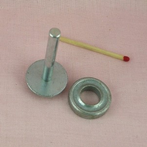 Outils pour pose d' oeillets en métal de 20 mm à  sertir