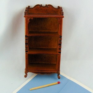 Miniature shelving carved doll house 11 cm