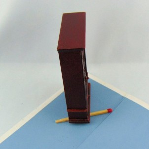 Vitrine miroir bois sculpté miniature maison poupée