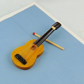 Guitare Instrument musique miniatures poupée