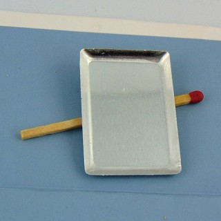 Plateau en métal miniature 35 mm