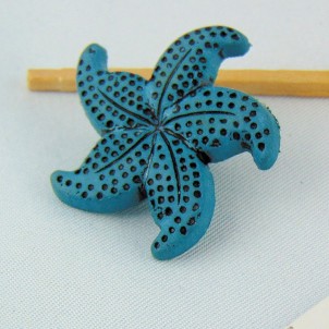 Sea star button 3 cm
