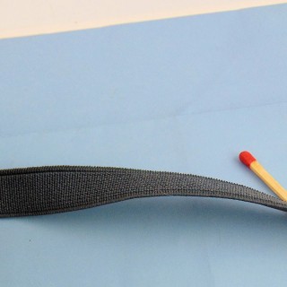 15 mm elastic with non-slip strip