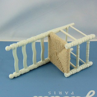 Wooden chair miniature, doll house living room