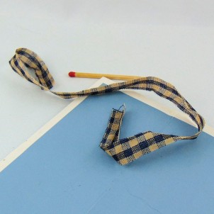 Cotton ribbon tie 1 cm wide 28 cm