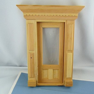 Miniature staircase doll's house out of wooden