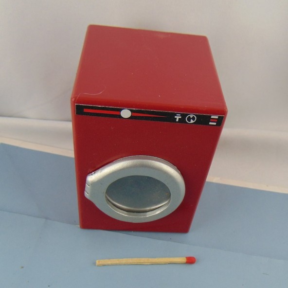 Miniatur Waschmaschine Puppe 1/12 eme 9 cm