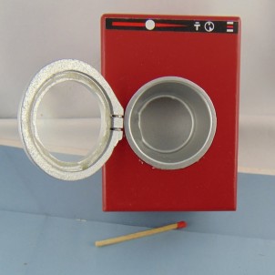 Miniature washing machine doll 1/12 eme 9 cm