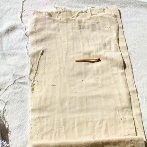 Bande de coton ancien grande largeur 38 cm