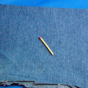 Coupon jean coton 20x70cm