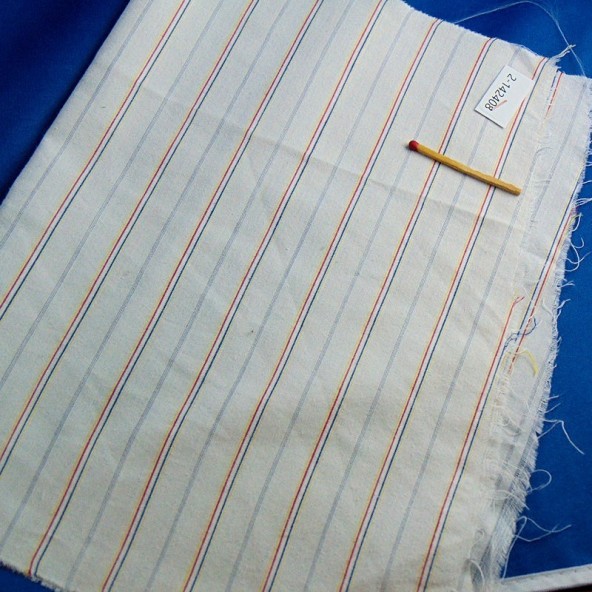 25 x 35 cm striped cotton coupon