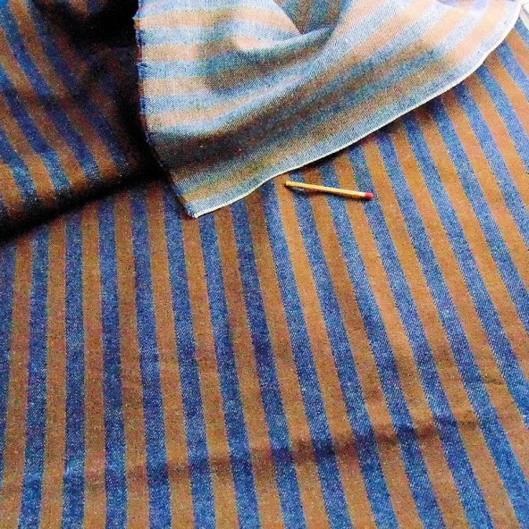 40x60cm striped cotton denim coupon