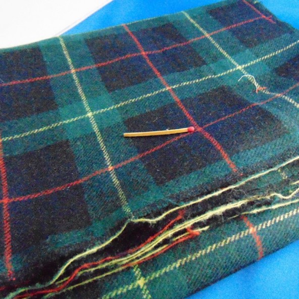 Tissu en laine écossaise douce 150x120cm