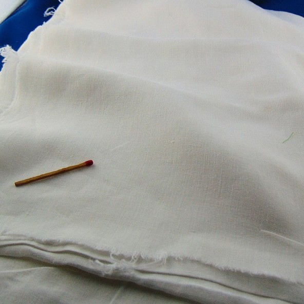 Ancho del cupón de algodón fino 40x75 cm