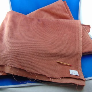 Coupon en velours côtelé en coton 150x130 cm