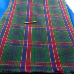 Alte schottische Baumwolle Gutschein 155x90cm