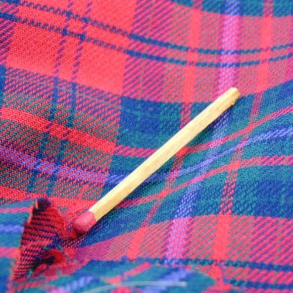 Cortes de lana escocesa dulce