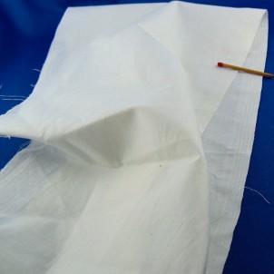 Antiguo cupón de algodón fino 170 cm x 50 cm