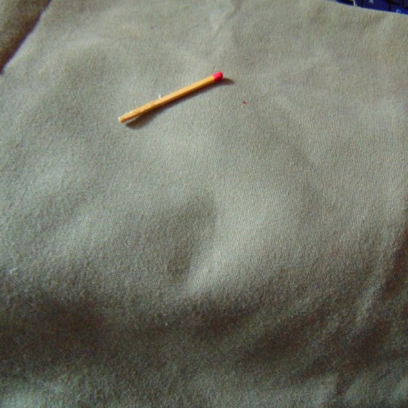 Cupón de algodón rayado de 42x 50 cm