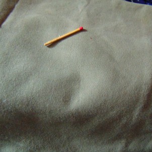 Rubbelloses Stück Baumwolle 42x 50 cm