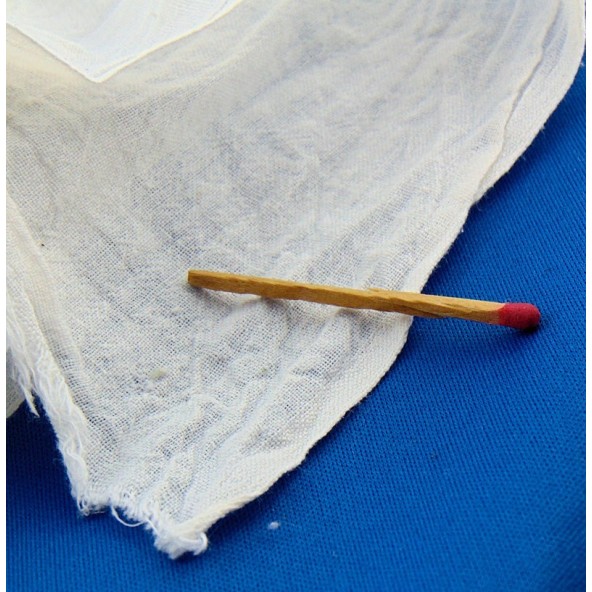 Antiguo cupón de algodón fino 35x114 cm