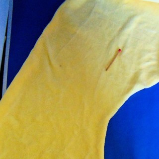 Jersey de terciopelo cupón 70 cm x 20 cm