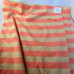 Synthetic striped jersey coupon 160x160 cm